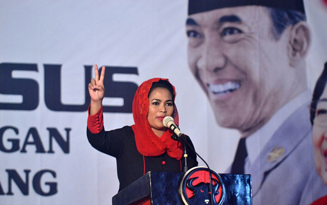 Cawagub Jatim Puti Guntur Soekarno. - Image