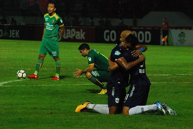 PSIS sukses raih kemenangan di menit terakhir laga melawan Sriwijaya FC. - Image