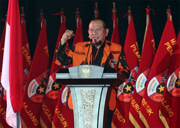 Ketua Majelis Pimpinan Wilayah (MPW) PP Jawa Timur, La Nyalla Mahmud Mattalitti - Image