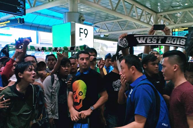 Esteban Vizcarra telah resmi tinggalkan Sriwijaya FC untuk gabung Persib Bandung. - Image
