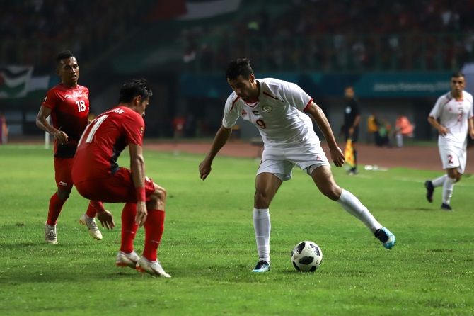 Palestina menjadi negara Arab terakhir yang mengalahkan Timnas U-23. - Image