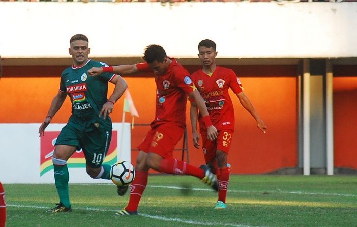 El Loco menjadi pahlawan PSS Sleman berkat gol tunggalnya ke gawang Kalteng Putra - Image