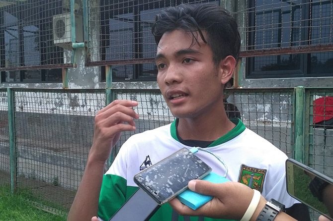 Brylian Aldama, salah satu pemain Persebaya yang dipanggil ke Timnas U-16 - Image