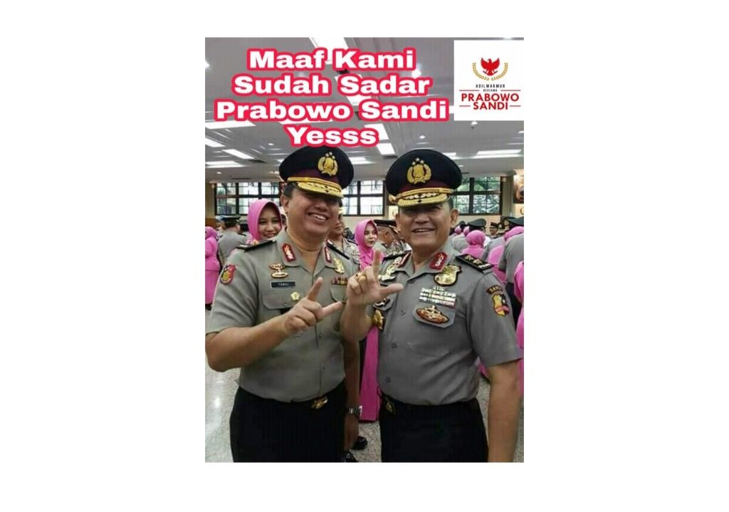 Viral foto dua jendral dengan dua jadi mereka - Image