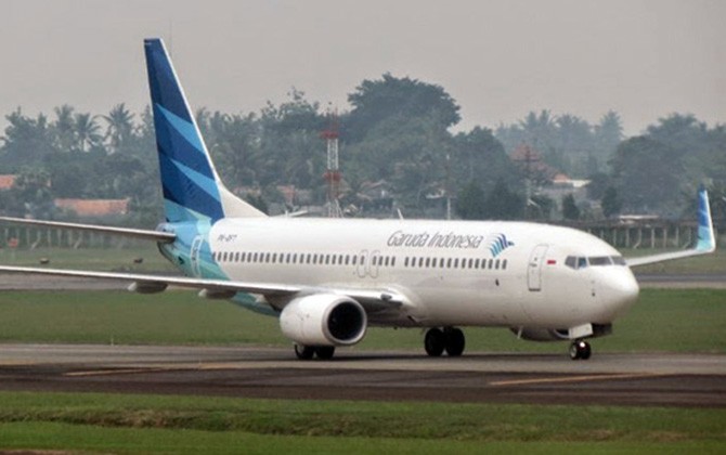 Ilustrasi maskapai Garuda Indonesia Airways - Image
