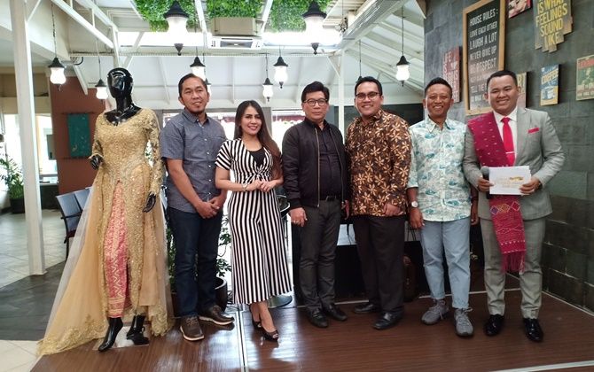 Konferensi pers pameran pernikahan dengan tema Batak Mandailing. - Image