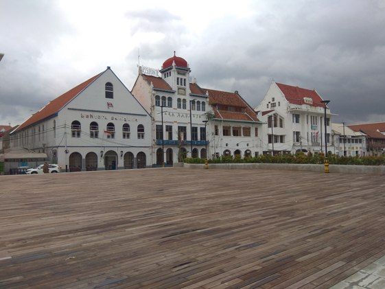 Kawasan Kali Besar Kota Tua Jakarta. - Image