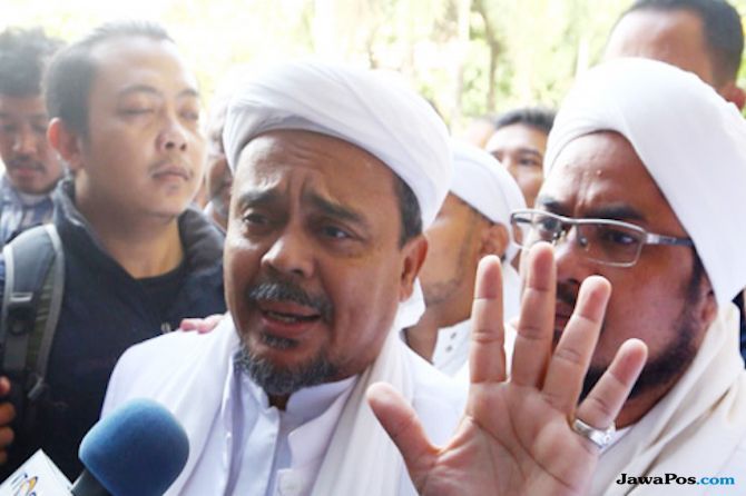 Imam Besar Front Pembela Islam (FPI) Habib Rizieq Syihab (HRS). - Image