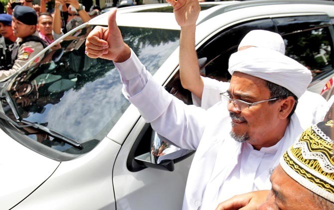 Imam Besar FPI Habib Rizieq Shihab. - Image