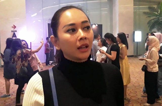 Aura Kasih saat ditemui usai menyaksikan konser Tanda Mata Glenn Fredly. - Image