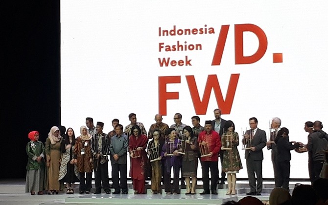 Perhelatan opening IFW 2018 di JCC, Jakarta, Rabu (28/3) - Image