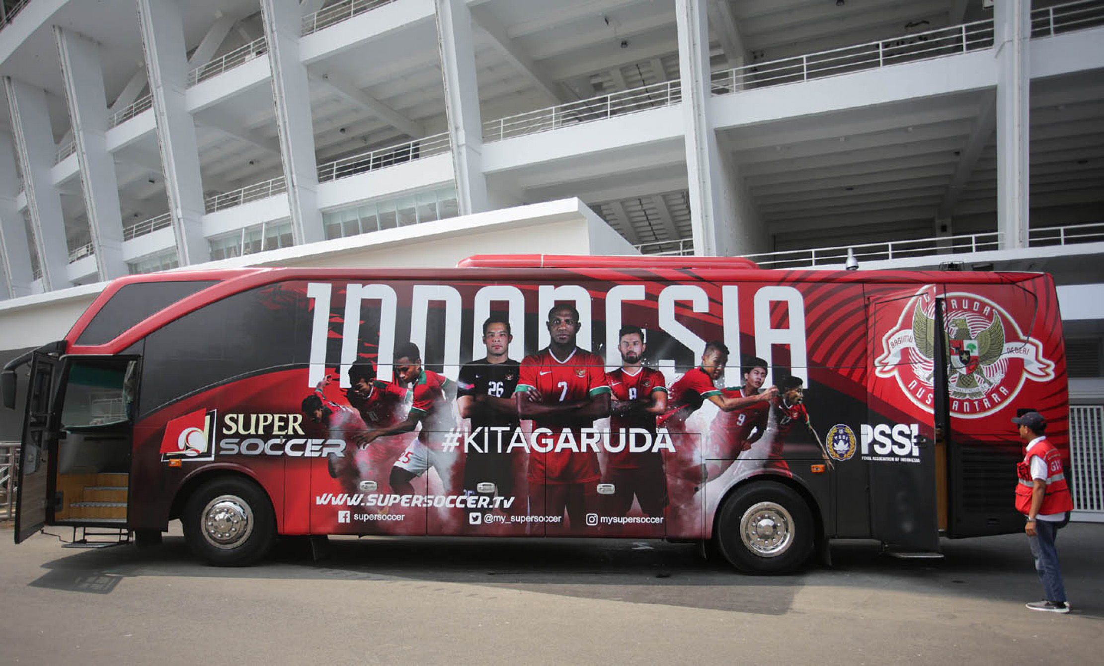 Penampakan bus anyar Timnas Indonesia - Image