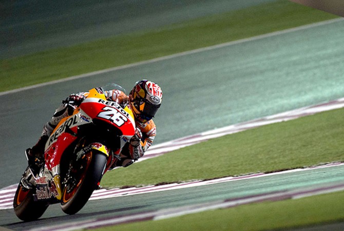 Pembalap Repsol Honda, Dani Pedrosa. - Image
