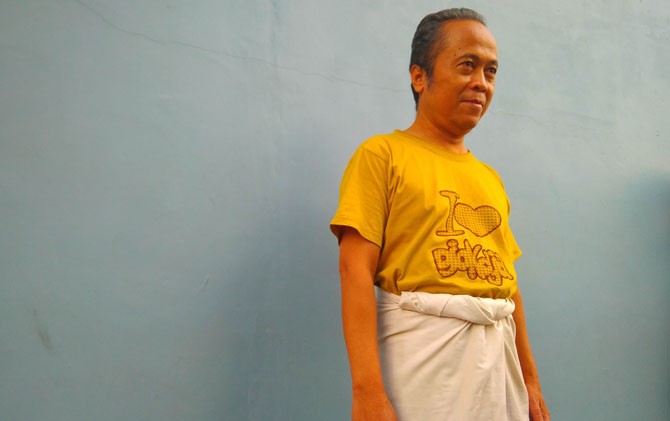 Ki Joko Bodo saat ditemui di kawasan Tendean, Jakarta Selatan, Selasa (1/5). - Image