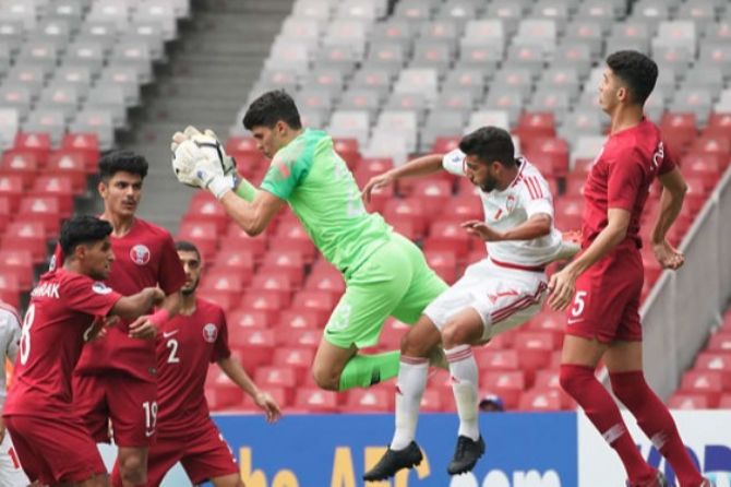 Timnas Qatar U-19 gagal meraih kemenangan di laga perdana Piala Asia U-19. - Image