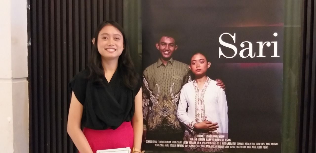 Devina, salah satu anak yang terlibat dalam kegiatan pembuatan film yang diselenggarakan WVI - Image