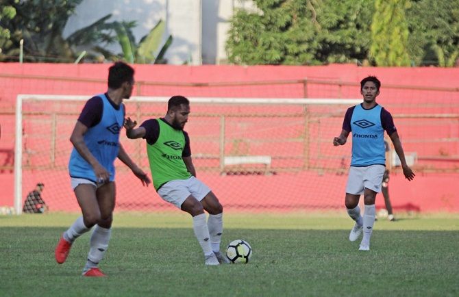 Skuad PSM Makassar sudah kembali berlatih jelang pertandingan pascalibur. - Image