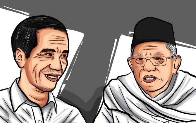 Ilustrasi Paslon Presiden, Joko Widodo-Ma - Image
