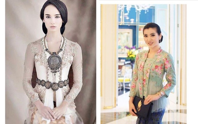 Koleksi kebaya karya Ferry Sunarto dengan sentuhan modern. - Image
