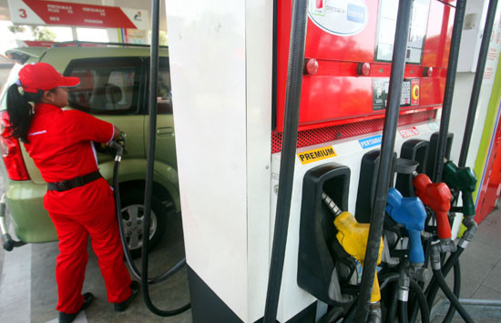 Ilustrasi SPBU Pertamina menjual BBM Non Subsidi. - Image