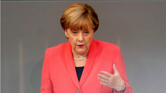 Ketua Parlemen Jerman Wolfgang Schäuble dalam acara televisi DW menyebut Kanselir Angela Merkel - Image