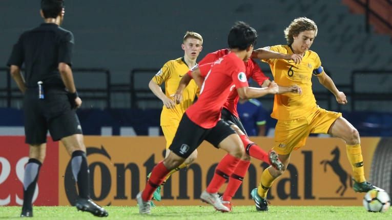 Korsel menang telak 3-0 atas Australia pada laga pertama - Image