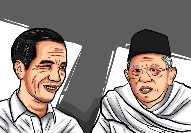 Ilustrasi: Jokowi-Maruf Amin - Image
