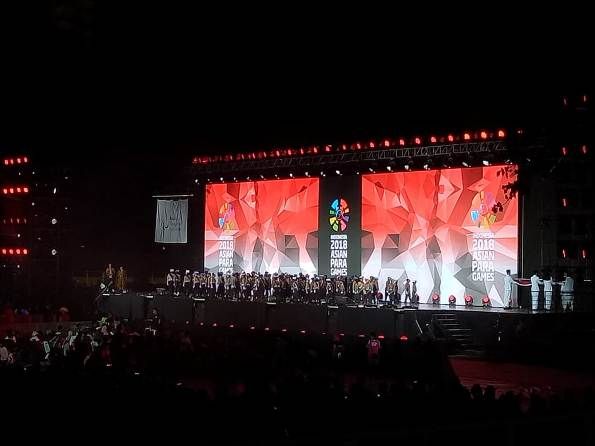 Closing ceremony Asian Para Games 2018 yang diadakan di Stadion Madya Gelora Bung Karno - Image