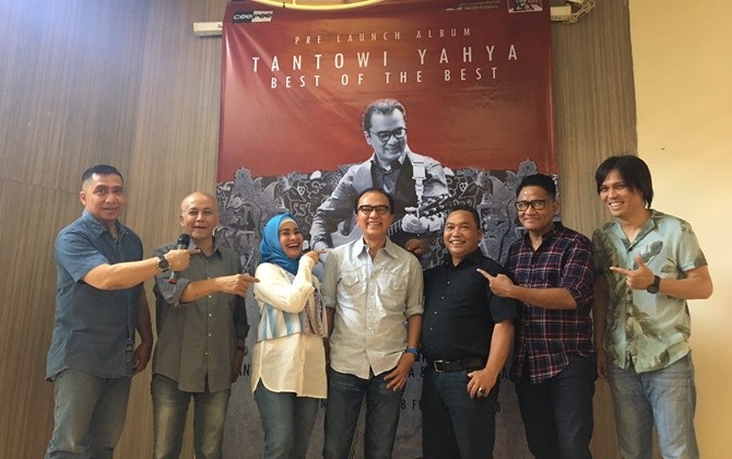 Jumpa pers jelang peluncuran Tantowi Yahya Best of The Best di Kemang, Jakarta Selatan, Minggu (18/2). - Image