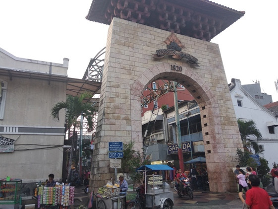 Kawasan Pasar Baroe Jakarta Pusat. - Image