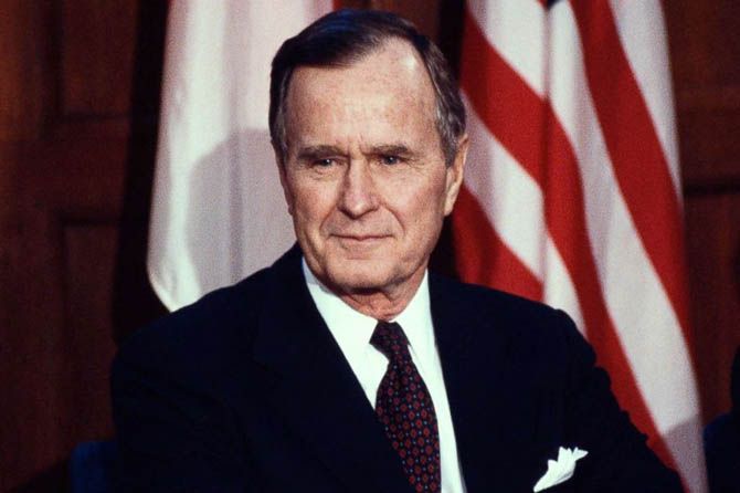 George H.W. Bush meninggal dunia di usia 94 tahun. - Image