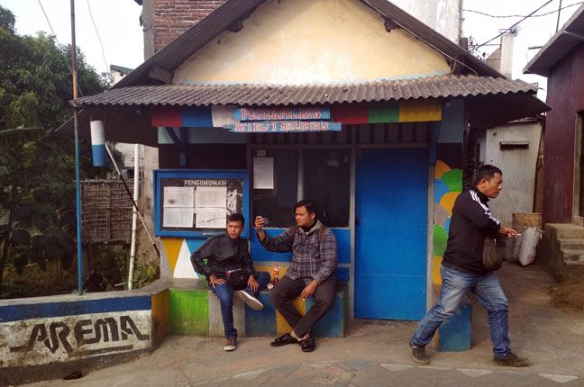 LOKASI: TKP diamankannya seorang terduga teroris di Lawang, Kabupaten Malang. - Image