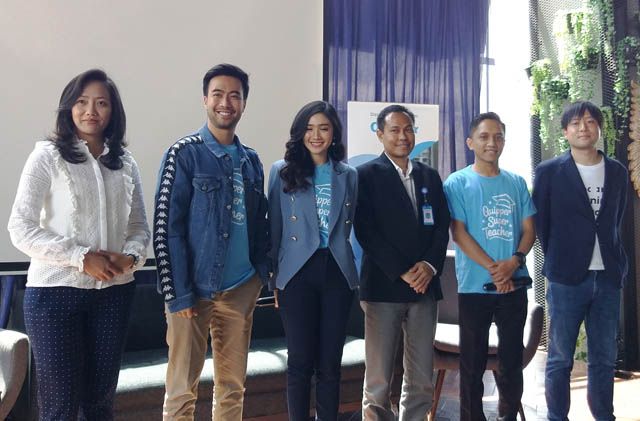 Vidi Aldiano dan Febby Rastanty akan mengajar di platform edukasi Quipper. - Image