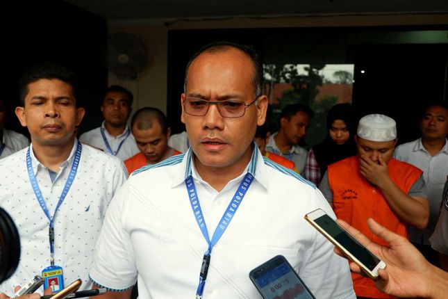 Direktur Reserse Kriminal Khusus Polda Riau Kombes Gidion Arif Setyawan. - Image