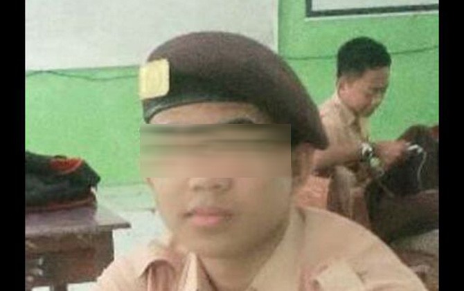 MH, siswa yang diduga pukul guru hingga tewas. - Image