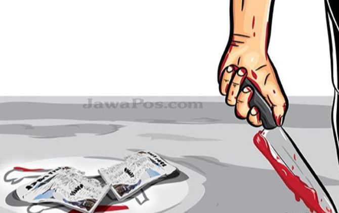 Ilustrasi penusukan - Image