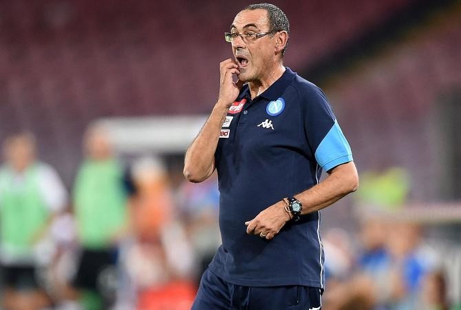 Pelatih Napoli, Maurizio Sarri. - Image