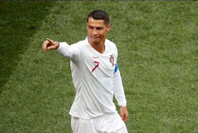 Penyerang Timnas Portugal, Cristiano Ronaldo. - Image