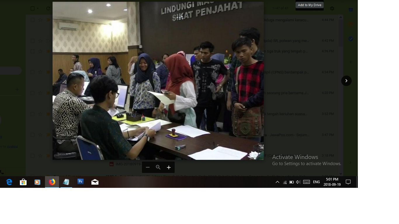 Kondisi pembuatan SKCK di Polresta Palembang - Image
