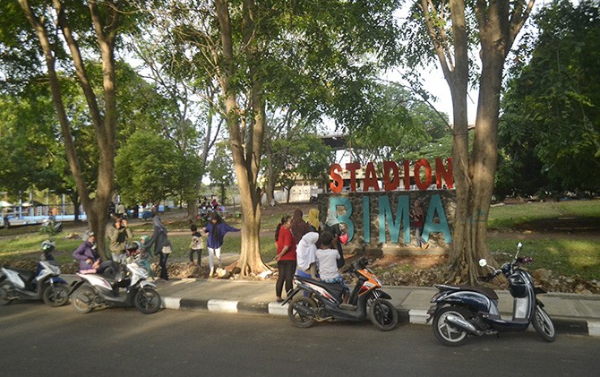 Stadion Bima menjadi pusat aktivitas kegiatan olahraga di Kota Cirebon. - Image
