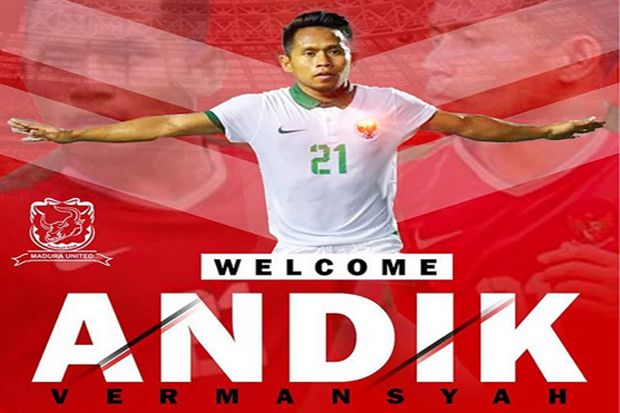 Andik Vermansah resmi bergabung dengan Madura United - Image