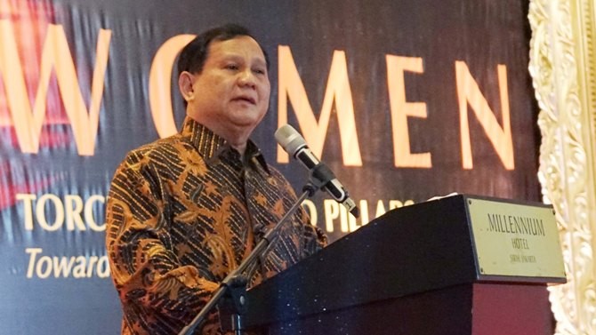 Ketua Umum Partai Gerindra Prabowo Subianto. - Image