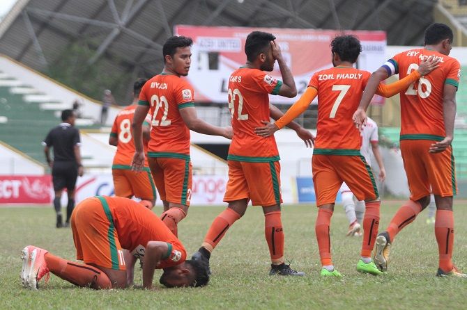 Aceh United akan manfaatkan bermain kandang untuk meraih poin penuh. - Image