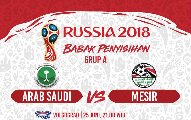Arab Saudi akan menghadapi Mesir di laga terakhir babak penyisihan grup A Piala Dunia 2018 - Image