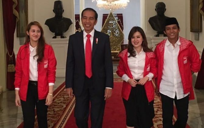 Elite PSI saat diundang Presiden Joko Widodo (Jokowi) di Istana Negara. - Image
