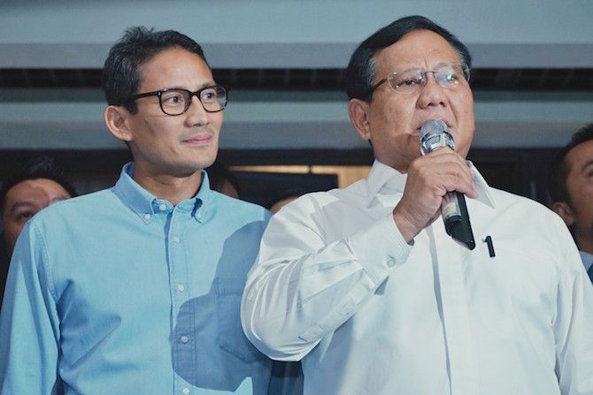 Ketua Umum DPP Gerindra meminta agar kalau ada aspirasi dari bawah pemerinta enggak usah takut. Harus tenang. - Image