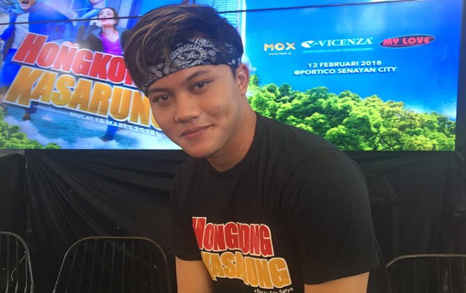 Rizky Febian saat jumpa pers di Senayan City, Jakarta, Senin (12/2). - Image
