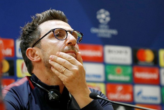 Pelatih AS Roma, Eusebio Di Francesco. - Image