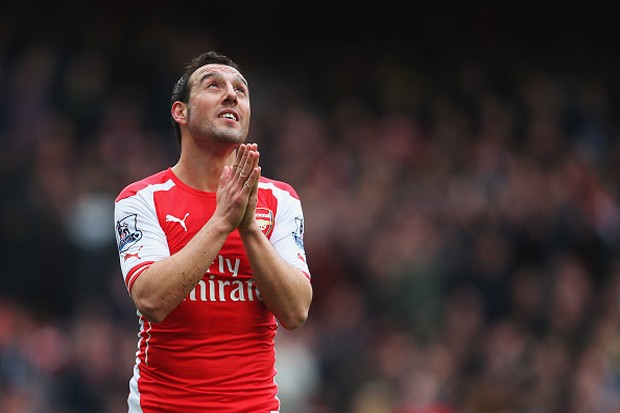 Gelandang Arsenal, Santi Cazorla. - Image
