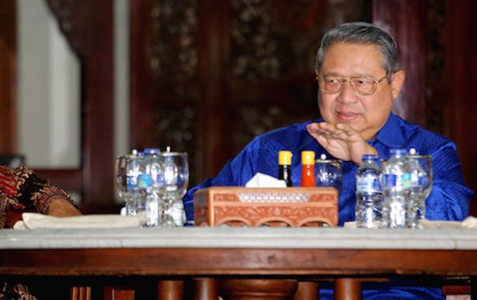 Ketua Umum Partai Demokrat Susilo Bambang Yudhoyono (SBY) akan memberikan wejangan untuk Tim Debat Prabowo - Sandi. - Image